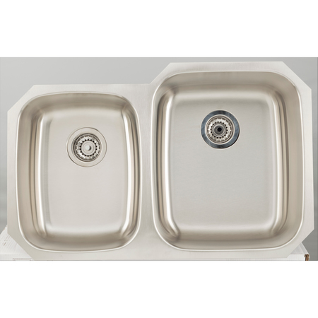 AMERICAN IMAGINATIONS Kitchen Sink, Deck Mount Mount, Stainless Steel Finish AI-27703